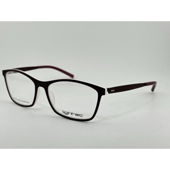 LIGHTEC - Morel France 7900L 55-16-135 PP 042 Red & White Eyeglass Frames - Picture 1 of 9